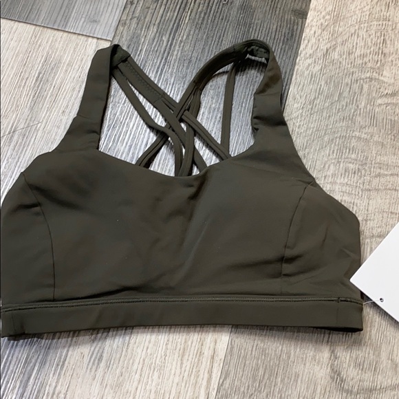 lululemon athletica Tops - Lululemon Free To Be Serene Bra Dark Olive